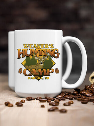 Deer Hunting Camp : Ceramic Coffee Mugs