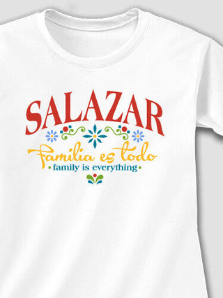 Familia es Todo : Adult Ladies Fitted T-Shirt