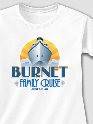 Family Cruise : Adult Ladies Fitted T-Shirt
