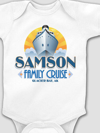 Family Cruise : Printed Baby Bodysuits