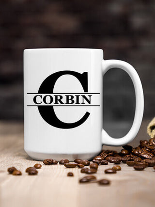 Family Monogram : Ceramic Coffee Mugs