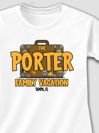 Family Vacation : Adult Ladies Fitted T-Shirt