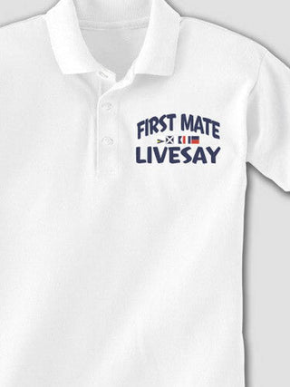 First Mate : Embroidered Polo Shirts
