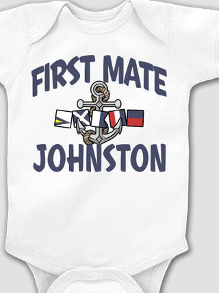First Mate : Printed Baby Bodysuits