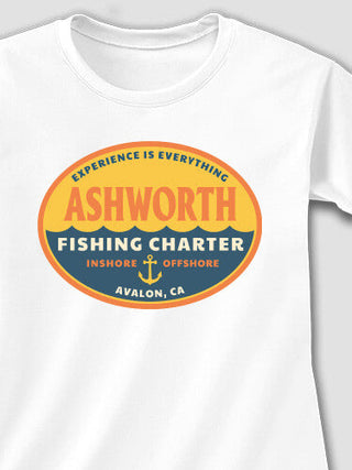 Fishing Charter : Adult Ladies Fitted T-Shirt