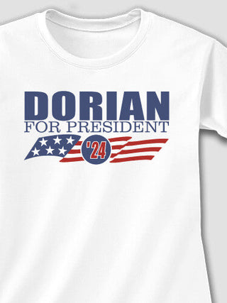 For President : Adult Ladies Fitted T-Shirt