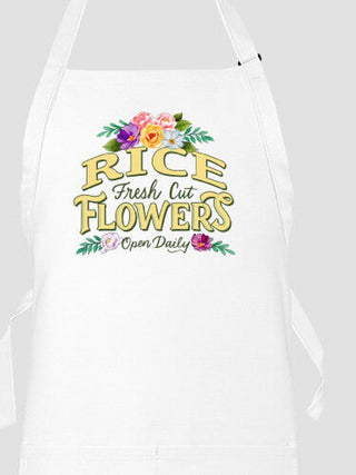 Fresh Cut Flowers : Printed Aprons