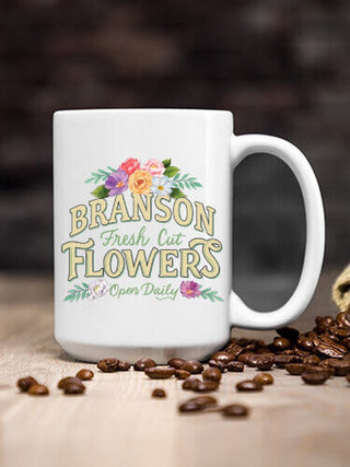 Fresh Cut Flowers : Ceramic Coffee Mugs