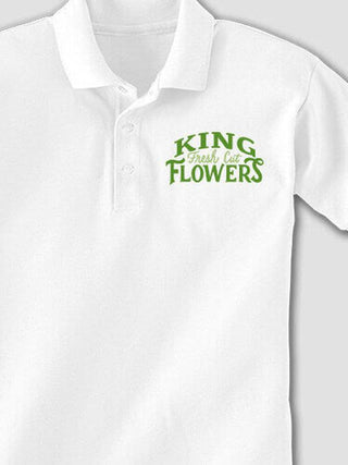 Fresh Cut Flowers : Embroidered Polo Shirts