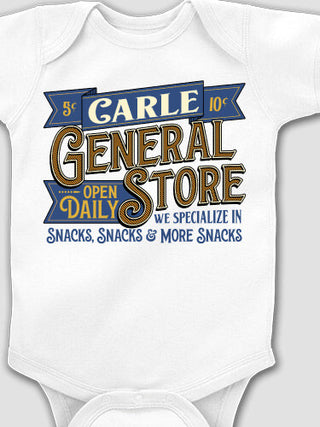 General Store : Printed Baby Bodysuits