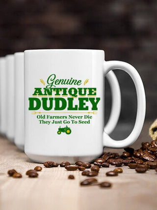 Genuine Antique Farmer : Ceramic Coffee Mugs