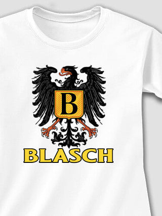German Monogram : Adult Ladies Fitted T-Shirt