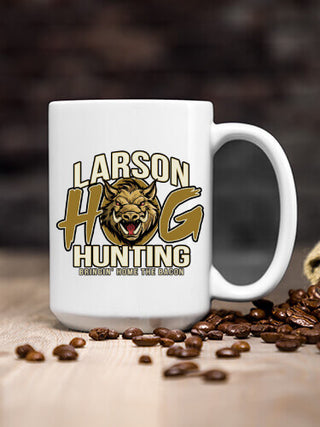 Hog Hunting : Ceramic Coffee Mugs
