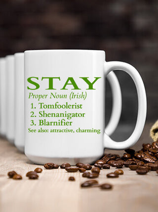Irish Definition : Ceramic Coffee Mugs