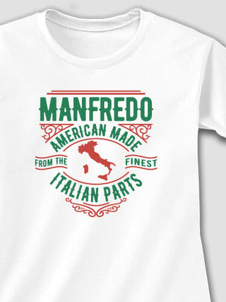 Italian Parts : Adult Ladies Fitted T-Shirt
