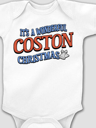 It's A Wonderful Christmas : Printed Baby Bodysuits