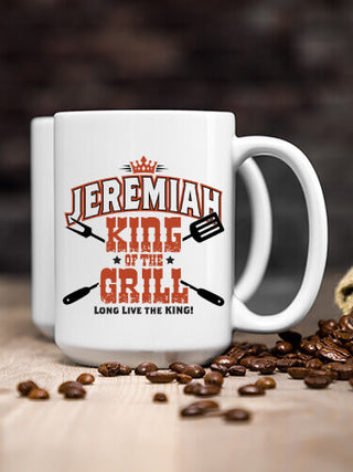 King of the Grill : Ceramic Coffee Mugs