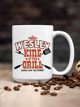 King of the Grill : Ceramic Coffee Mugs
