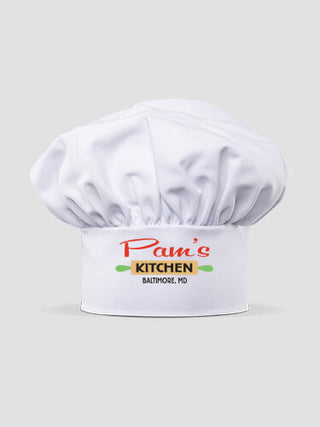 Kitchen : Embroidered Chef Hat