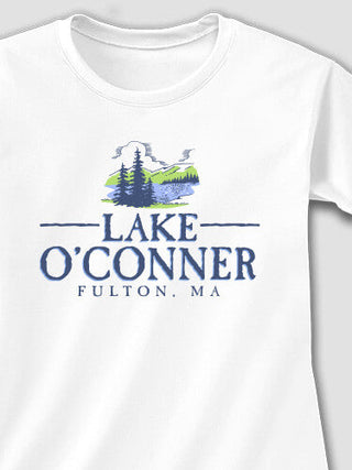 Lake : Adult Ladies Fitted T-Shirt