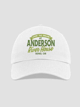 Livin' The Dream River House : Embroidered Baseball Hats