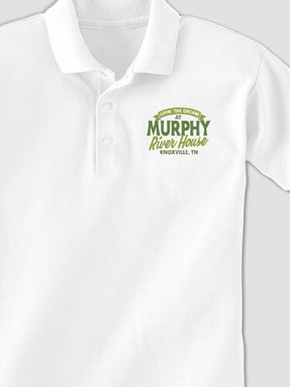 Livin' The Dream River House : Embroidered Polo Shirts