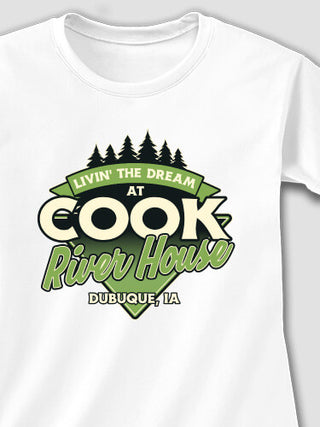 Livin' The Dream River House : Printed T-Shirts