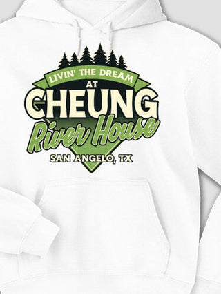 Livin' The Dream River House : Printed Hoodies