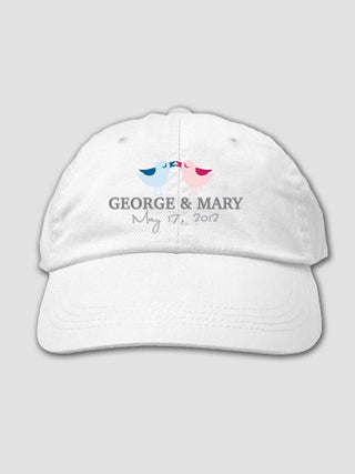 Love Birds : Embroidered Baseball Hats