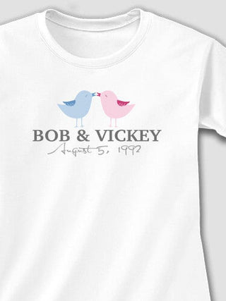Love Birds : Adult Ladies Fitted T-Shirt