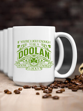 Lucky Enough : Ceramic Coffee Mugs
