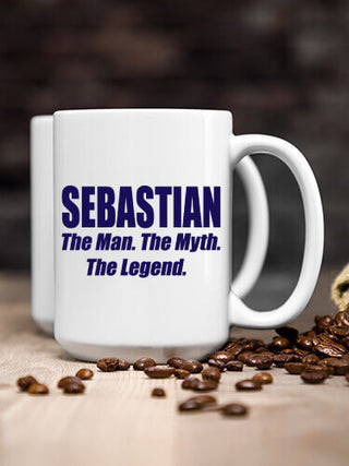 Man Myth Legend : Ceramic Coffee Mugs