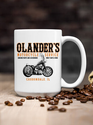 Motorcycle Service : Ceramic Coffee Mugs