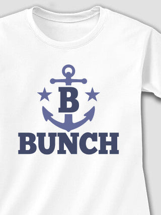 Nautical Monogram : Adult Ladies Fitted T-Shirt
