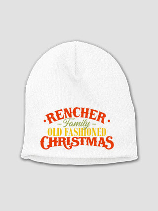 Old Fashioned Christmas : Embroidered Beanies