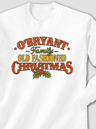 Old Fashioned Christmas : Printed Long Sleeves