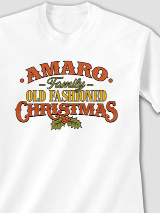 Old Fashioned Christmas : Printed T-Shirts