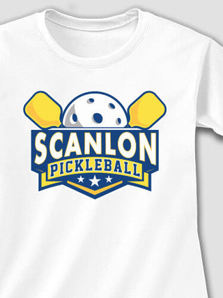 Pickleball : Adult Ladies Fitted T-Shirt