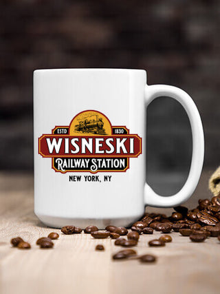 Railway Station : Ceramic Coffee Mugs