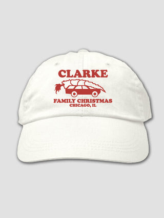 Retro Family Christmas : Embroidered Baseball Hats