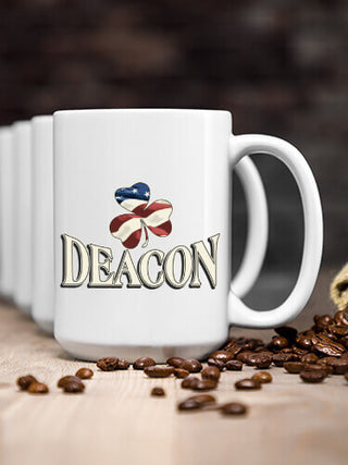 Shamrock Flag : Ceramic Coffee Mugs