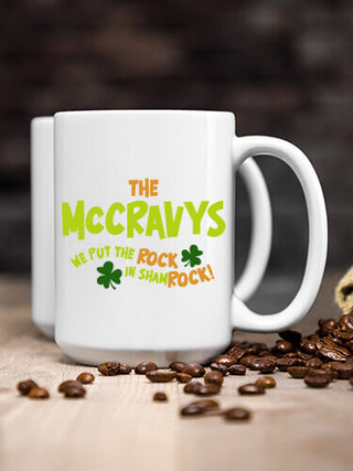 ShamROCK : Ceramic Coffee Mugs