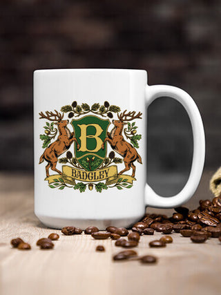 Stag Coat Of Arms : Ceramic Coffee Mugs