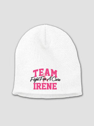 Team Pink : Embroidered Beanies