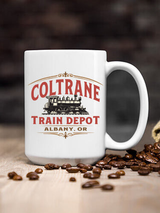 Train Depot : Ceramic Coffee Mugs