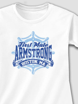 Vintage First Mate : Adult Ladies Fitted T-Shirt