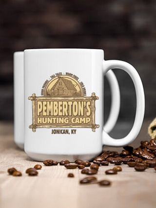 Vintage Hunting Camp : Ceramic Coffee Mugs