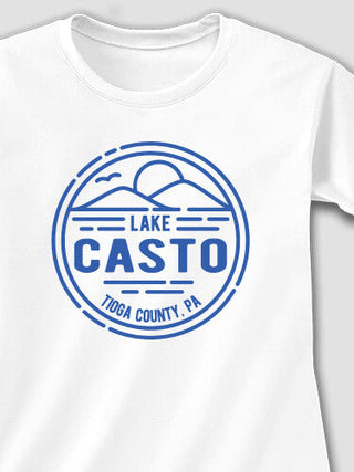 Vintage Lake : Adult Ladies Fitted T-Shirt