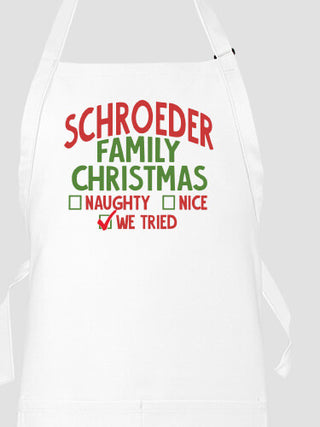 We Tried : Printed Aprons