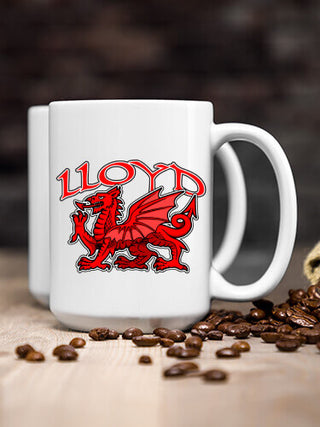 Welsh Dragon : Ceramic Coffee Mugs